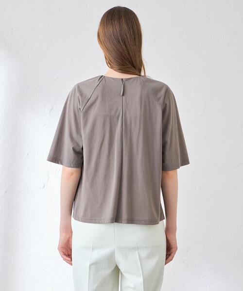 MACKINTOSH LONDON(マッキントッシュ ロンドン)の「シアーコットンナイロンプルオーバー(Tシャツ/カットソー・レディース・ピンク系その他2/オフホワイト/グレー系その他/ネイビー・38)」の11枚目の写真