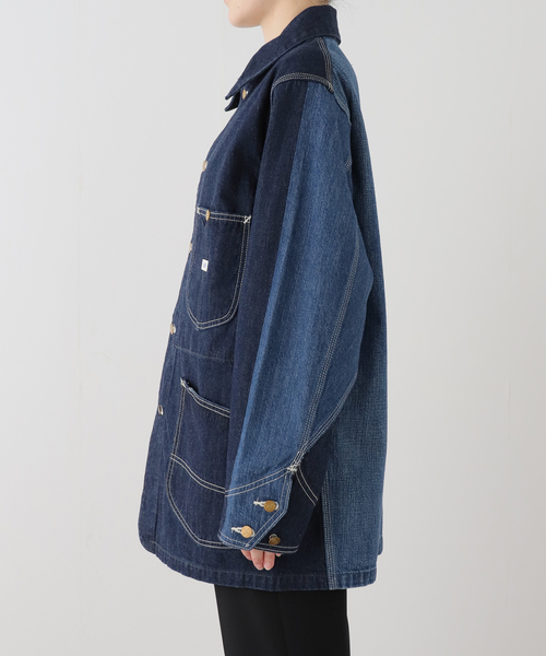 別注 INSCRIRE*LEE*L'ESSAGE LOCO JK DENIM USED カバーオール