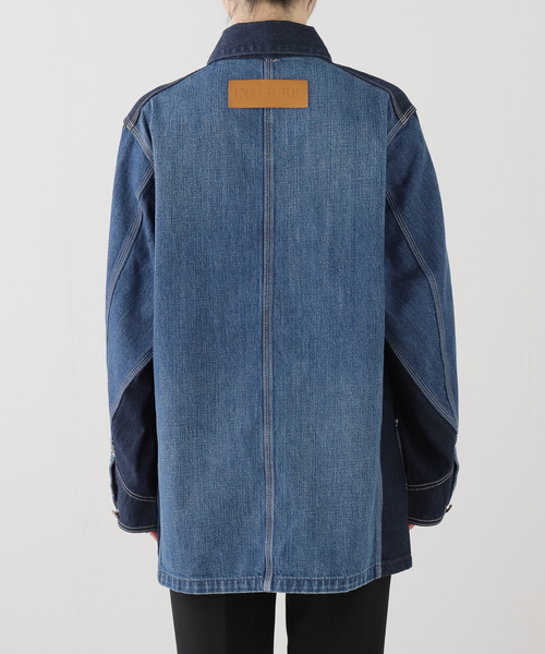 別注 INSCRIRE*LEE*L'ESSAGE LOCO JK DENIM USED カバーオール