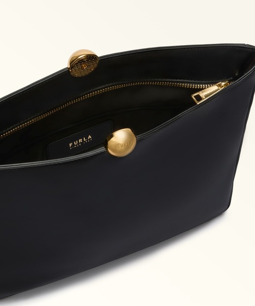 FURLA(フルラ)の「フルラ スフェラ ソフト (Furla Sfera Soft) クラッチ(クラッチバッグ・レディース・ブラック/ホワイト・ONE SIZE)」の10枚目の写真