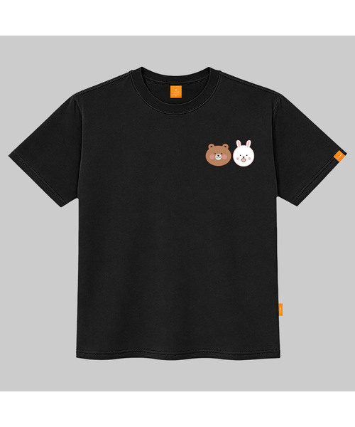 LLAMO(エラモ)の「キューティアニマルフレンズ 半袖Tシャツ 男女共用 ビッグサイズ S 4XL(Tシャツ/カットソー・レディース・ホワイト/ブラック・2XL/LARGE/3XL/X-LARGE/4XL/MEDIUM/SMALL)」の1枚目の写真