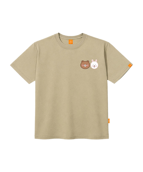 LLAMO(エラモ)の「キューティアニマルフレンズ 半袖Tシャツ 男女共用 ビッグサイズ S 4XL(Tシャツ/カットソー・レディース・ホワイト/ブラック・2XL/LARGE/3XL/X-LARGE/4XL/MEDIUM/SMALL)」の3枚目の写真