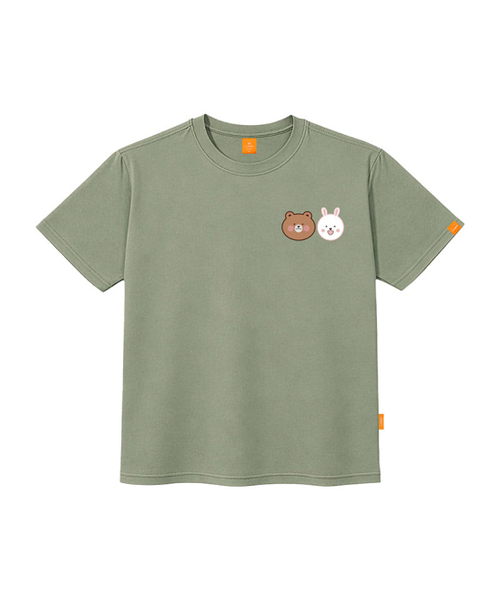 LLAMO(エラモ)の「キューティアニマルフレンズ 半袖Tシャツ 男女共用 ビッグサイズ S 4XL(Tシャツ/カットソー・レディース・ホワイト/ブラック・2XL/LARGE/3XL/X-LARGE/4XL/MEDIUM/SMALL)」の5枚目の写真