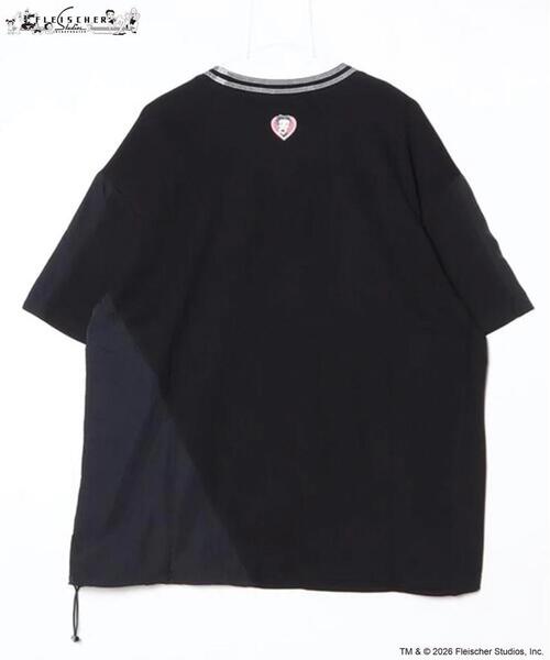 Maison ULA(メゾンウラ)の「Maison ULA/メゾン ウラ/ULA Betty T(Tシャツ/カットソー・メンズ・ホワイト/ブラック・2/1)」の4枚目の写真