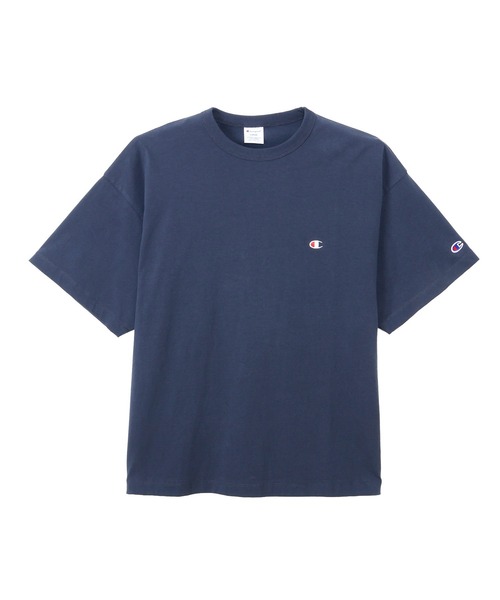 Champion(チャンピオン)の「【Champion/チャンピオン】メンズ ベーシック ショートスリーブTシャツ(Tシャツ/カットソー・メンズ・ホワイト/ネイビー/グレー/ブラック/グリーン・MEDIUM/LARGE/X-LARGE)」の5枚目の写真
