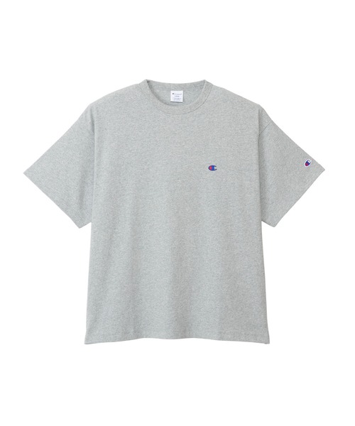 Champion(チャンピオン)の「【Champion/チャンピオン】メンズ ベーシック ショートスリーブTシャツ(Tシャツ/カットソー・メンズ・ホワイト/ネイビー/グレー/ブラック/グリーン・MEDIUM/LARGE/X-LARGE)」の3枚目の写真