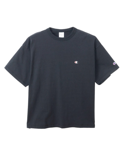 Champion(チャンピオン)の「【Champion/チャンピオン】メンズ ベーシック ショートスリーブTシャツ(Tシャツ/カットソー・メンズ・ホワイト/ネイビー/グレー/ブラック/グリーン・MEDIUM/LARGE/X-LARGE)」の2枚目の写真