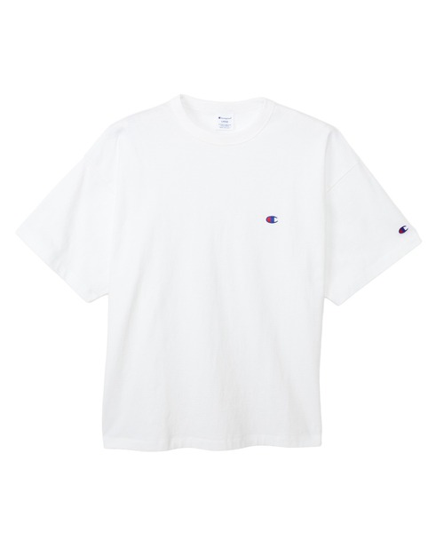 Champion(チャンピオン)の「【Champion/チャンピオン】メンズ ベーシック ショートスリーブTシャツ(Tシャツ/カットソー・メンズ・ホワイト/ネイビー/グレー/ブラック/グリーン・MEDIUM/LARGE/X-LARGE)」の12枚目の写真