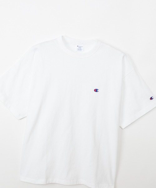 Champion(チャンピオン)の「【Champion/チャンピオン】メンズ ベーシック ショートスリーブTシャツ(Tシャツ/カットソー・メンズ・ホワイト/ネイビー/グレー/ブラック/グリーン・MEDIUM/LARGE/X-LARGE)」の14枚目の写真