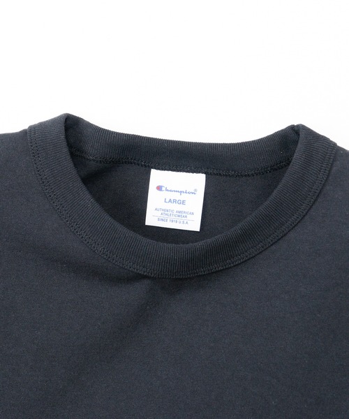 Champion(チャンピオン)の「【Champion/チャンピオン】メンズ ベーシック ショートスリーブTシャツ(Tシャツ/カットソー・メンズ・ホワイト/ネイビー/グレー/ブラック/グリーン・MEDIUM/LARGE/X-LARGE)」の19枚目の写真