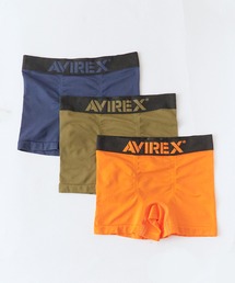 AVIREX | AVIREX/アビレックス AX 3P Color Boxer Shorts ウエストゴム ブランドロゴ ボクサーショーツ スポーツ デイリー 秋服 2026年秋冬(ボクサーパンツ)