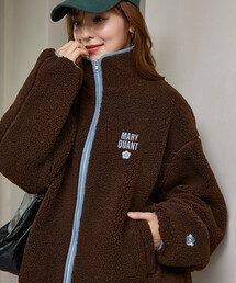 MARY QUANT（マリークワント）の「MARY QUANT × PUBLUX/マリークワント <ユニセックス>別注 配色 パイピング ボア ブルゾン　限定展開（ブルゾン）」
