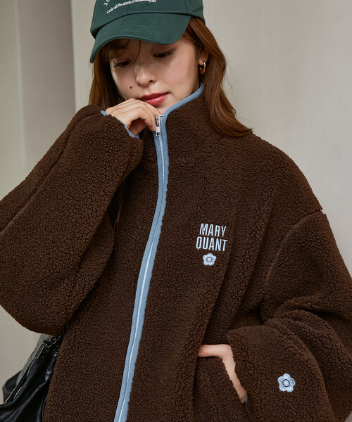 MARY QUANT(マリークワント)の「MARY QUANT × PUBLUX/マリークワント <ユニセックス>別注 配色 パイピング ボア ブルゾン 限定展開(ブルゾン・メンズ・グレー/ブラウン/ベージュ・M/L/S)」の18枚目の写真