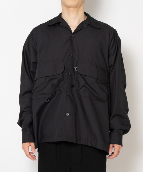DAIWA PIER39(ダイワピア39)の「TECH SPORTS OPEN COLLAR SHIRT BE-82026W(シャツ/ブラウス・メンズ・グリーン/ブラック・LARGE/MEDIUM/SMALL)」の3枚目の写真