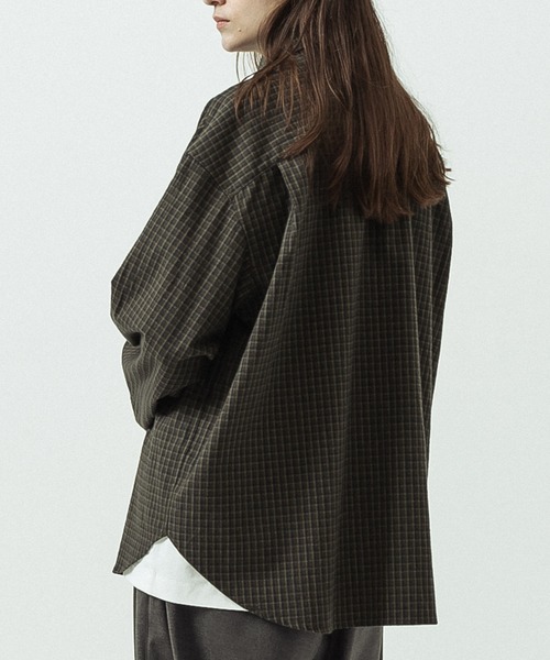 SLICK(スリック)の「【SLICK/スリック】Flannel Classic Check Regular Collar Shirt/フランネルクラシックチェック レギュラーカラーシャツ(シャツ/ブラウス・メンズ・カーキ/ベージュ/ブラウン・2/1/3)」の6枚目の写真