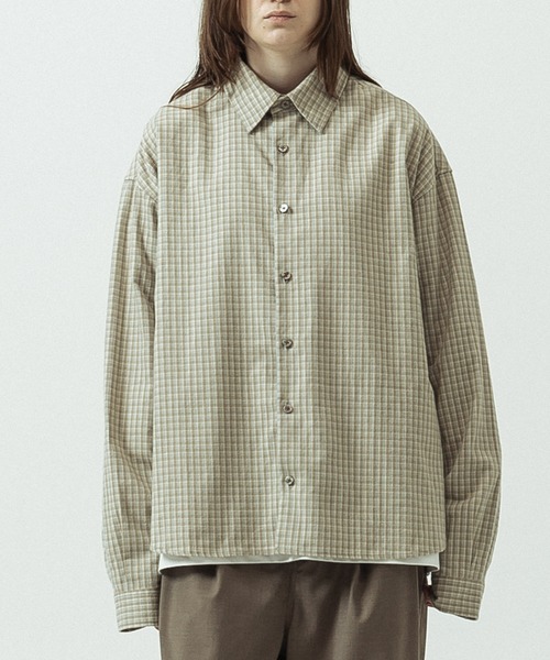 SLICK(スリック)の「【SLICK/スリック】Flannel Classic Check Regular Collar Shirt/フランネルクラシックチェック レギュラーカラーシャツ(シャツ/ブラウス・メンズ・カーキ/ベージュ/ブラウン・2/1/3)」の11枚目の写真