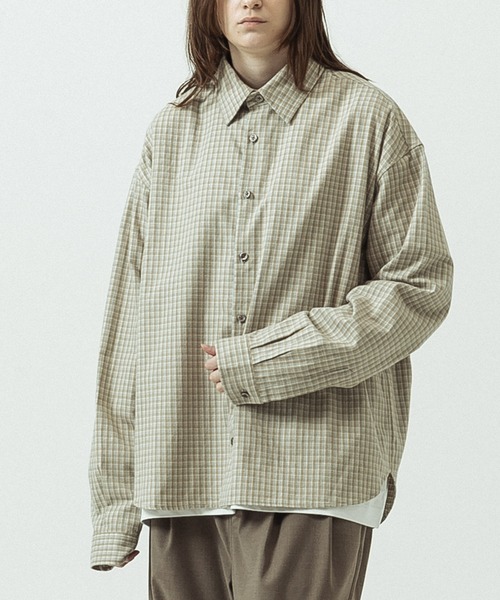 SLICK(スリック)の「【SLICK/スリック】Flannel Classic Check Regular Collar Shirt/フランネルクラシックチェック レギュラーカラーシャツ(シャツ/ブラウス・メンズ・カーキ/ベージュ/ブラウン・2/1/3)」の12枚目の写真