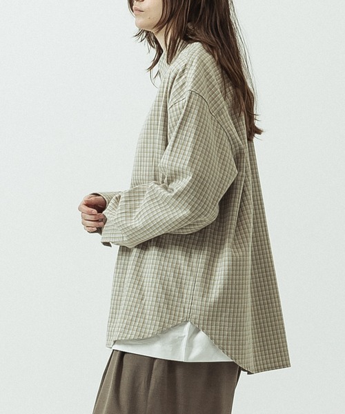 SLICK(スリック)の「【SLICK/スリック】Flannel Classic Check Regular Collar Shirt/フランネルクラシックチェック レギュラーカラーシャツ(シャツ/ブラウス・メンズ・カーキ/ベージュ/ブラウン・2/1/3)」の13枚目の写真