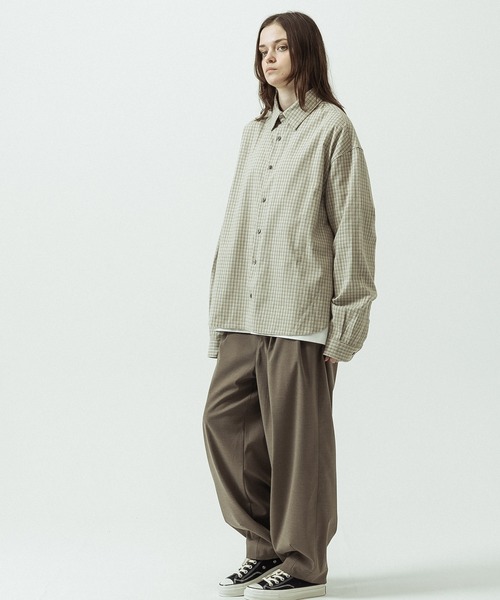 SLICK(スリック)の「【SLICK/スリック】Flannel Classic Check Regular Collar Shirt/フランネルクラシックチェック レギュラーカラーシャツ(シャツ/ブラウス・メンズ・カーキ/ベージュ/ブラウン・2/1/3)」の18枚目の写真