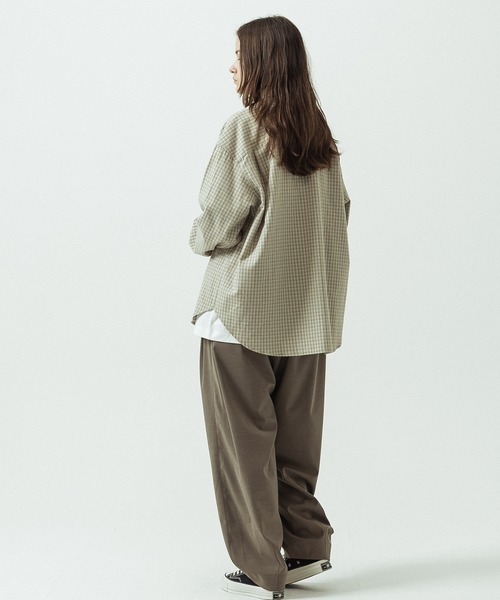 SLICK(スリック)の「【SLICK/スリック】Flannel Classic Check Regular Collar Shirt/フランネルクラシックチェック レギュラーカラーシャツ(シャツ/ブラウス・メンズ・カーキ/ベージュ/ブラウン・2/1/3)」の20枚目の写真