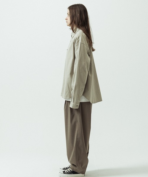 SLICK(スリック)の「【SLICK/スリック】Flannel Classic Check Regular Collar Shirt/フランネルクラシックチェック レギュラーカラーシャツ(シャツ/ブラウス・メンズ・カーキ/ベージュ/ブラウン・2/1/3)」の22枚目の写真