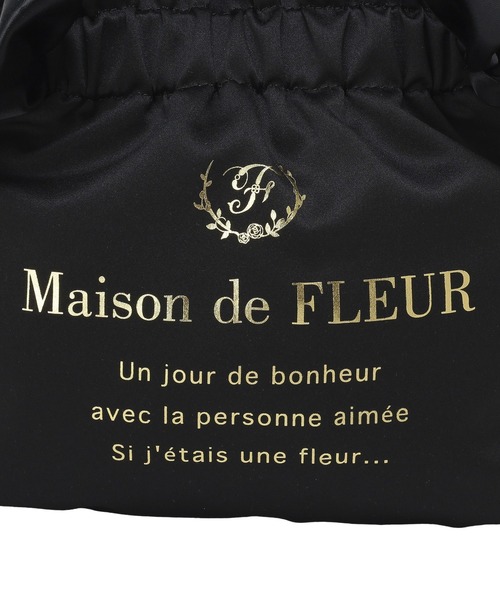 Maison de FLEUR(メゾンドフルール)の「ダブルリボン2Wayトートバッグ(トートバッグ・レディース・ブラック/ピンク/ピンク系その他2・FREE)」の19枚目の写真