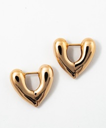ANNIKA INEZ | 【ANNIKA INEZ】ハートフープピアス スモールサイズ E926 SML Heart Hoops, Sml(ピアス(両耳用))