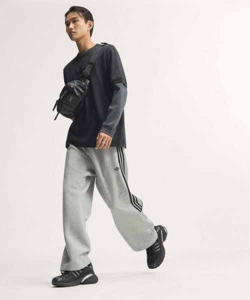 adidas（アディダス）の「スペーサー チームガイスト 26 カットライン オープン ヘムパンツ / アディダスオリジナルス adidas Originals（スウェットパンツ・メンズ・グレー・X-SMALL/XX-LARGE/LARGE/MEDIUM/X-LARGE/3XL/SMALL）」の7枚目の写真