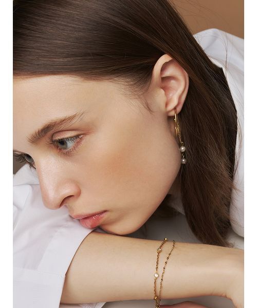 SOFER(ソフェル)の「スウィングパール2wayピアス(ピアス(両耳用)・レディース・ゴールド・F)」の8枚目の写真