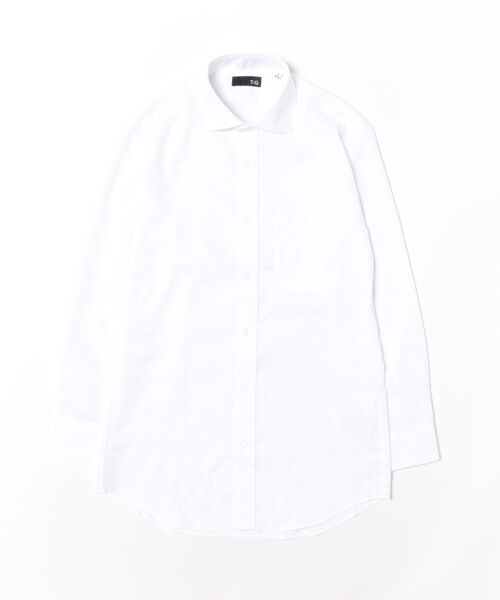 TAKA-Q(タカキュー)の「ワイシャツ メンズ 長袖 ノンアイロン ワイドカラー ビジネス ドレス 綿混 NEWスタンダードフィット(ビジネスシャツ・メンズ・ホワイト・首回り41cm-裄丈86cm/首回り41cm-裄丈82cm/首回り37cm-裄丈80cm/首回り43cm-裄丈86cm/首回り43cm-裄丈82cm/首回り39cm-裄丈80cm/首回り45cm-裄丈86cm/首回り39cm-裄丈84cm)」の3枚目の写真