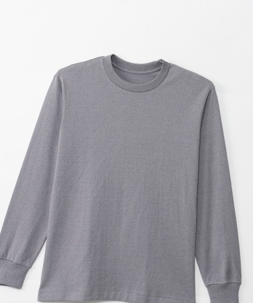HANES(ヘインズ)の「【Hanes/ヘインズ】メンズ Hanes T-SHIRTS MOKU クルーネックロングスリーブTシャツ(Tシャツ/カットソー・メンズ・ヘザーグレー・MEDIUM/SMALL/X-LARGE/LARGE)」の12枚目の写真