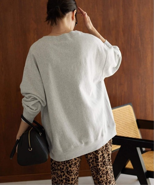 SLOBE IENA(スローブイエナ)の「《WEB限定/追加》MARSEILLEロゴスウェット(スウェット・レディース・チャコールグレー/アイボリー/グレー・FREE)」の19枚目の写真