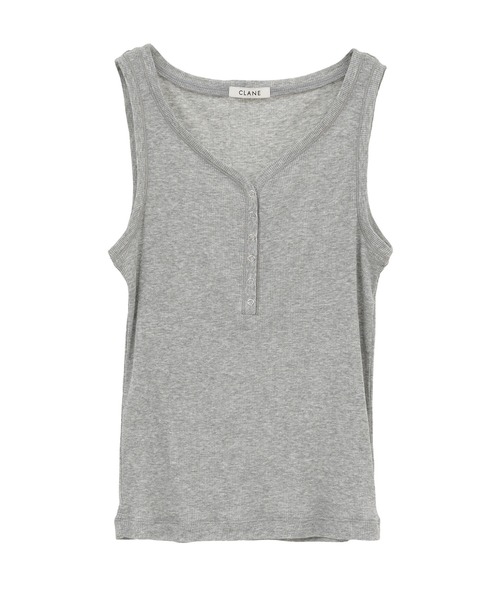 CLANE(クラネ)の「【CLANE/クラネ】CURVED NECK LAYERED SET TOPS/カーブネックレイヤードセットトップス(Tシャツ/カットソー・レディース・ホワイト/ブラック/ピンク・1)」の11枚目の写真