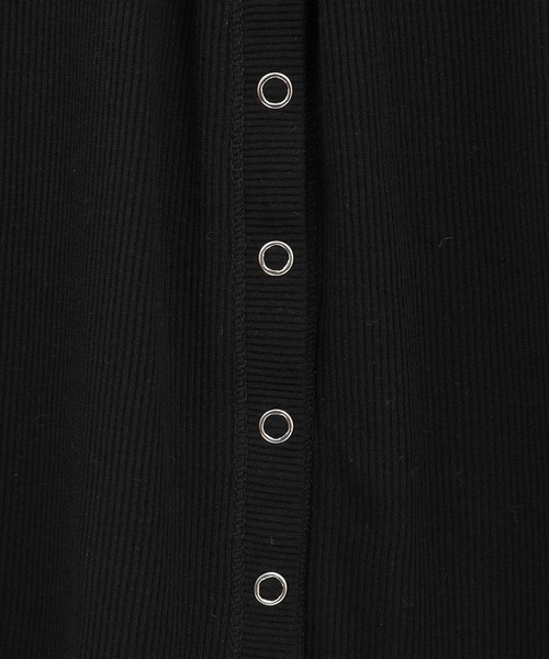 CLANE(クラネ)の「【CLANE/クラネ】CURVED NECK LAYERED SET TOPS/カーブネックレイヤードセットトップス(Tシャツ/カットソー・レディース・ホワイト/ブラック/ピンク・1)」の10枚目の写真