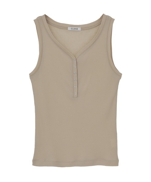 CLANE(クラネ)の「【CLANE/クラネ】CURVED NECK LAYERED SET TOPS/カーブネックレイヤードセットトップス(Tシャツ/カットソー・レディース・ホワイト/ブラック/ピンク・1)」の15枚目の写真