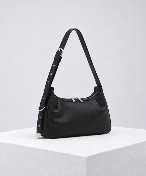 EVOLVERA(エボルヴェラー)の「Belt One Shoulder Bag / ベルトワンショルダーバッグ(ショルダーバッグ・メンズ・ブラック・FREE)」の1枚目の写真