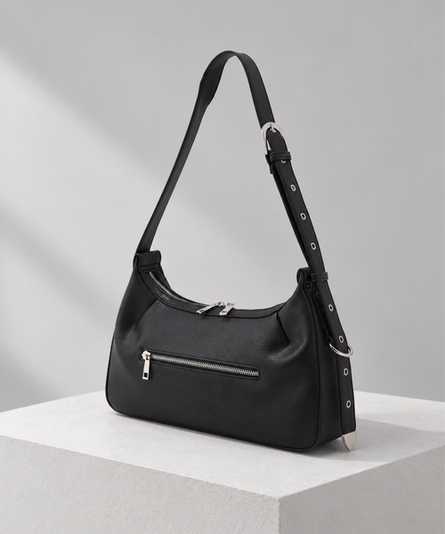 EVOLVERA(エボルヴェラー)の「Belt One Shoulder Bag / ベルトワンショルダーバッグ(ショルダーバッグ・メンズ・ブラック・FREE)」の2枚目の写真