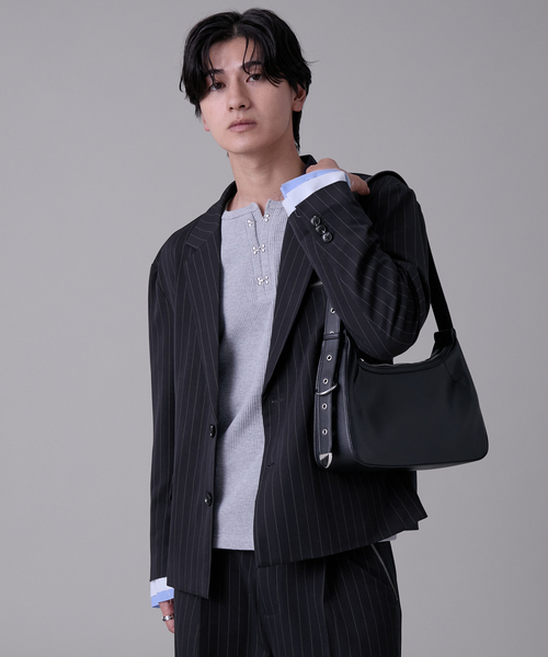 EVOLVERA(エボルヴェラー)の「Belt One Shoulder Bag / ベルトワンショルダーバッグ(ショルダーバッグ・メンズ・ブラック・FREE)」の12枚目の写真