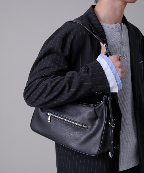 EVOLVERA(エボルヴェラー)の「Belt One Shoulder Bag / ベルトワンショルダーバッグ(ショルダーバッグ・メンズ・ブラック・FREE)」の15枚目の写真