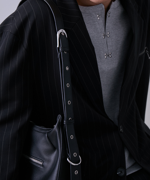 EVOLVERA(エボルヴェラー)の「Belt One Shoulder Bag / ベルトワンショルダーバッグ(ショルダーバッグ・メンズ・ブラック・FREE)」の17枚目の写真