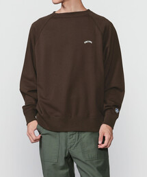 ORCIVAL | コットン裏毛 ボートネック長袖プルオーバー MEN