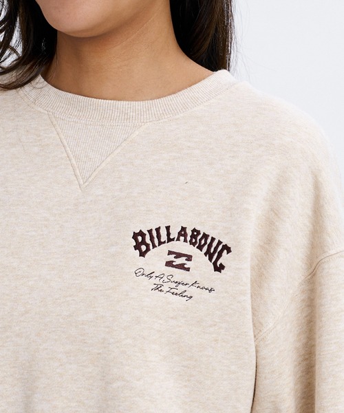 BILLABONG(ビラボン)の「BILLABONG ウィメンズ APPLIQUE MEDIUM LOOSE CREW トレーナー 【LOOSE CROPPED】【2026年秋冬モデル】/ビラボンスウェット(スウェット・レディース・オートミール/ブルー系その他/オフホワイト・LARGE/MEDIUM)」の17枚目の写真