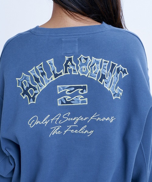 BILLABONG(ビラボン)の「BILLABONG ウィメンズ APPLIQUE MEDIUM LOOSE CREW トレーナー 【LOOSE CROPPED】【2026年秋冬モデル】/ビラボンスウェット(スウェット・レディース・オートミール/ブルー系その他/オフホワイト・LARGE/MEDIUM)」の22枚目の写真
