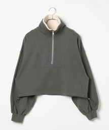 レイヤーハーフZIPショートプルオーバー　1077759