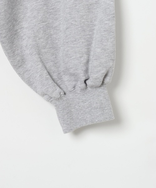 LEPSIM(レプシィム)の「レイヤーハーフZIPショートプルオーバー 1077759(Tシャツ/カットソー・レディース・チャコールグレー/ライトブルー/グレー・FREE)」の7枚目の写真