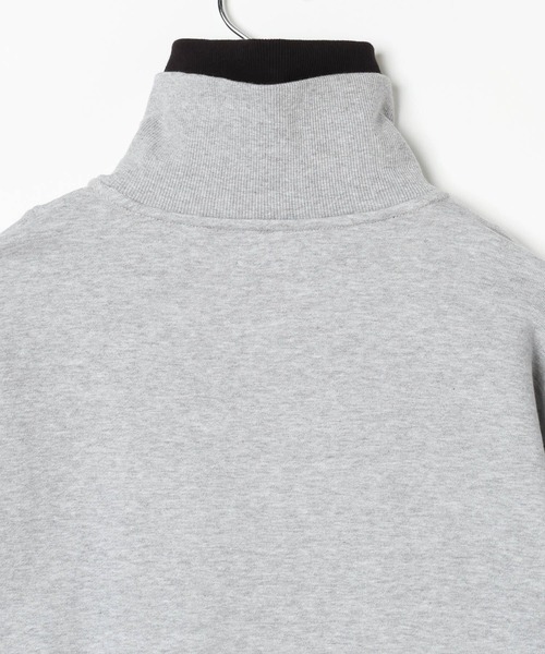 LEPSIM(レプシィム)の「レイヤーハーフZIPショートプルオーバー 1077759(Tシャツ/カットソー・レディース・チャコールグレー/ライトブルー/グレー・FREE)」の10枚目の写真