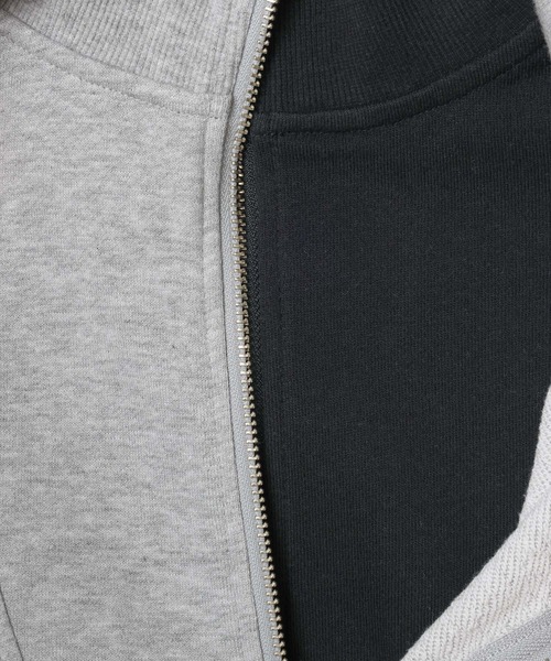 LEPSIM(レプシィム)の「レイヤーハーフZIPショートプルオーバー 1077759(Tシャツ/カットソー・レディース・チャコールグレー/ライトブルー/グレー・FREE)」の13枚目の写真