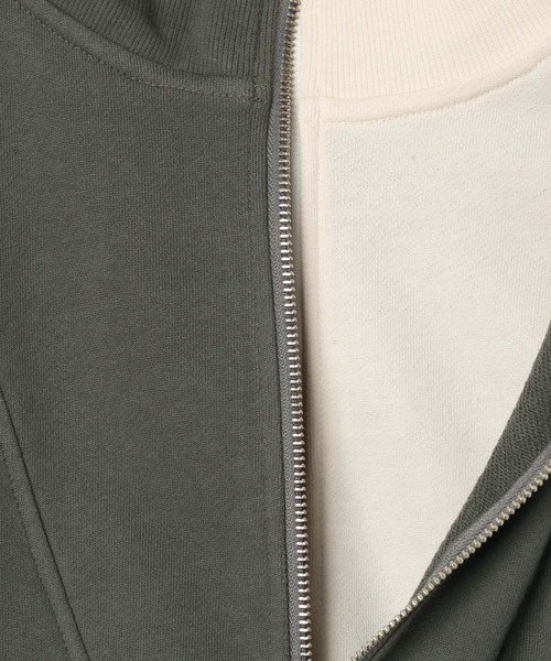 LEPSIM(レプシィム)の「レイヤーハーフZIPショートプルオーバー 1077759(Tシャツ/カットソー・レディース・チャコールグレー/ライトブルー/グレー・FREE)」の14枚目の写真
