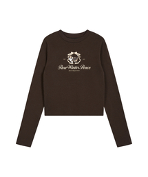 RiRi LOGO LONG SLEEVE - BROWN