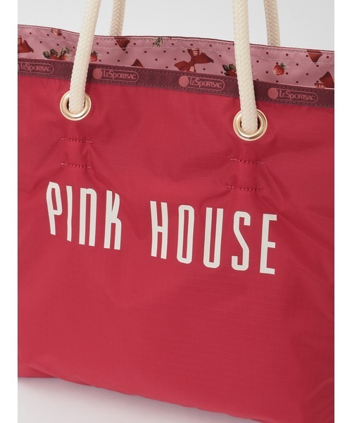 PINK HOUSE(ピンクハウス)の「PH ROYAL BERRY ML 2 WAY TOTE(トートバッグ・レディース・レッド/ネイビー・フリー)」の7枚目の写真